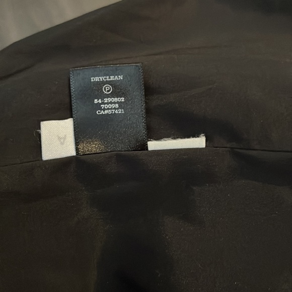 AnnTaylor zebra print collarless blazer/jacket virgin wool blend size me… - Picture 10 of 10